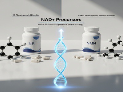 NR срещу NMN: Кой прекурсор на NAD+ пасва на вашата стратегия за марка добавки?