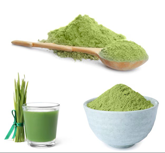 set-wheat-grass-powder-fresh-juice-white-background495423-44394 set-wheat-grass-powder-fresh-juice-white-background495423-44394
