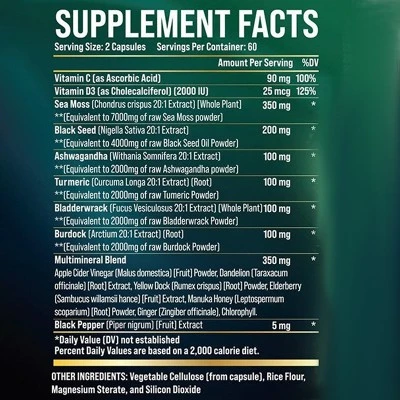 Sea Moss Capsule 2 Sea Moss Capsule 2